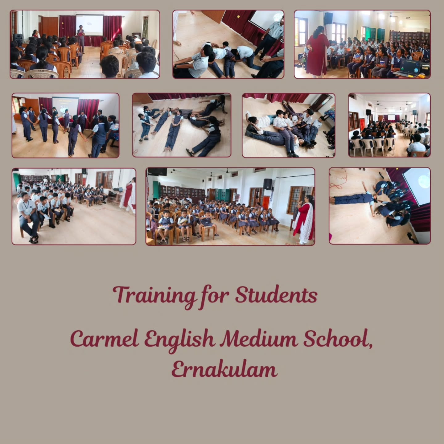 Sanjo leading a student training programme